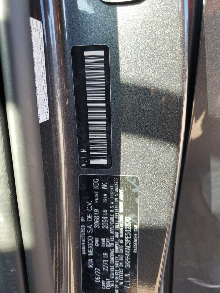 2023 KIA FORTE GT VIN:3KPF44AC3PE512870