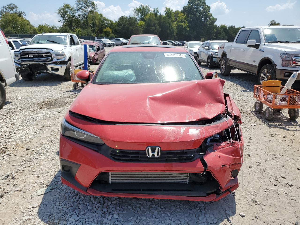 2022 HONDA CIVIC EX VIN:2HGFE1F79NH312330