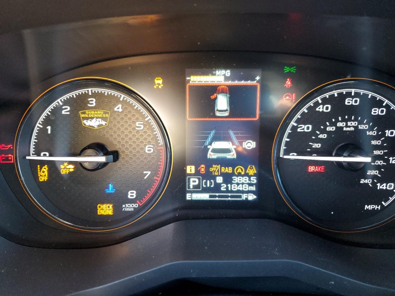 2024 SUBARU FORESTER WILDERNESS VIN:JF2SKAJC8RH402060