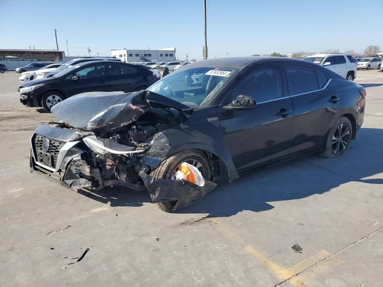 2022 NISSAN SENTRA SV VIN:3N1AB8CV5NY292796