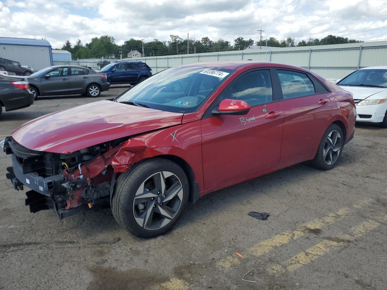 2023 HYUNDAI ELANTRA SEL VIN:KMHLS4AG3PU428282