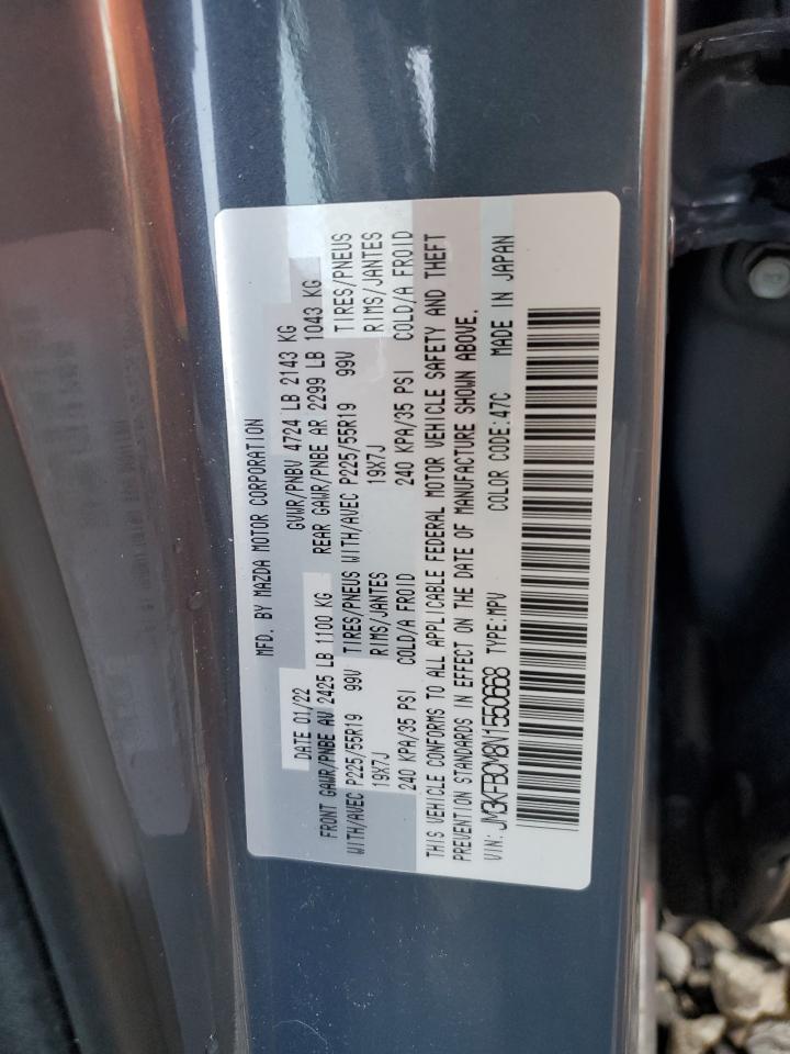 2022 MAZDA CX-5 PREFERRED VIN:JM3KFBCM8N1550668