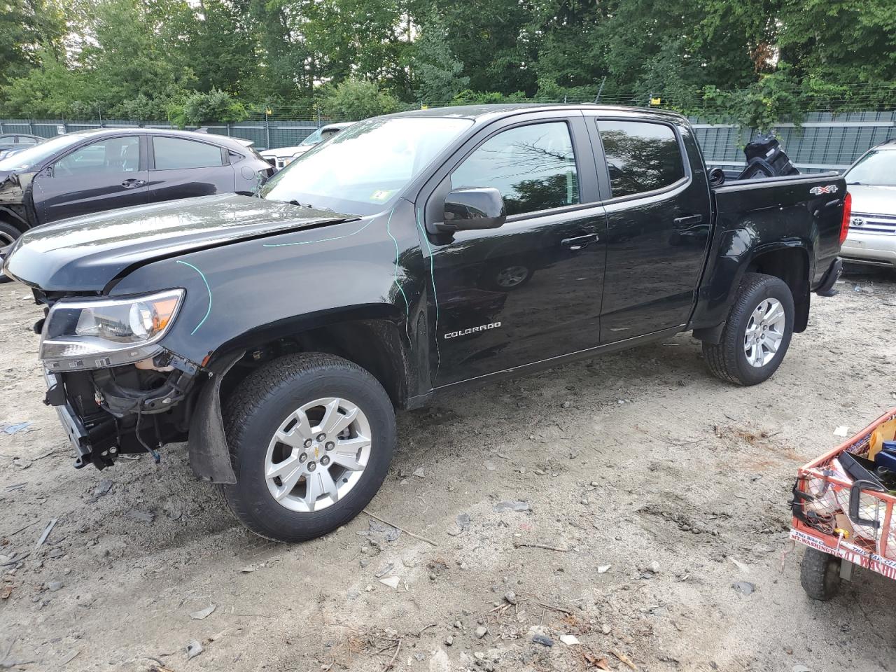 2022 CHEVROLET COLORADO LT VIN:1GCGTCEN4N1149900