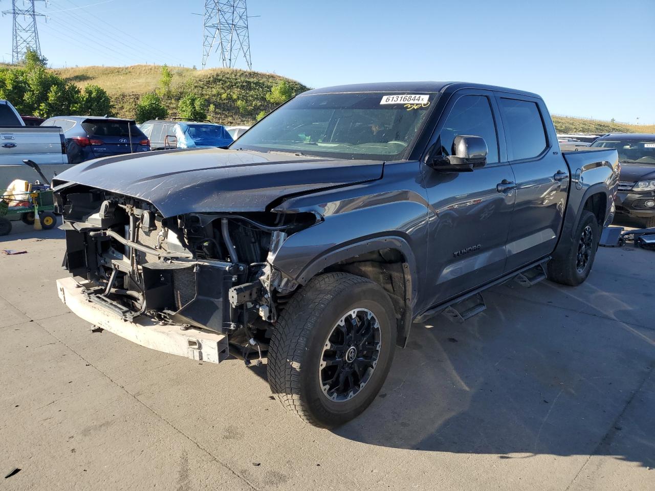 2022 TOYOTA TUNDRA CREWMAX SR VIN:5TFLA5DB2NX004407