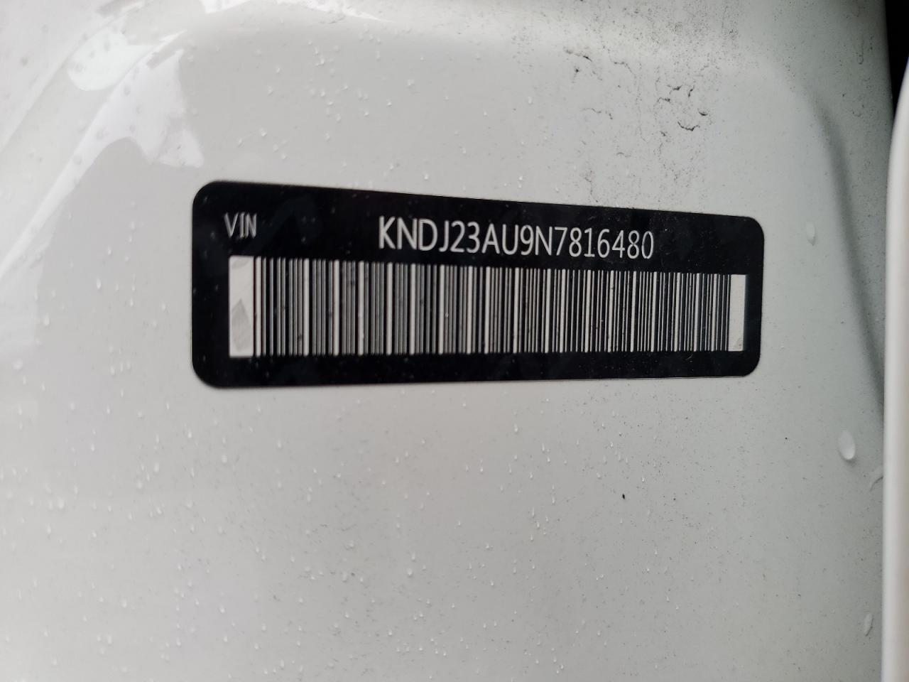 2022 KIA SOUL LX VIN:KNDJ23AU9N7816480