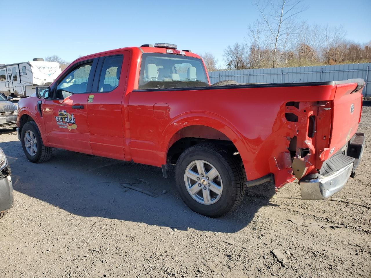 2022 FORD F150 SUPER CAB VIN:1FTEX1CB4NKD54264