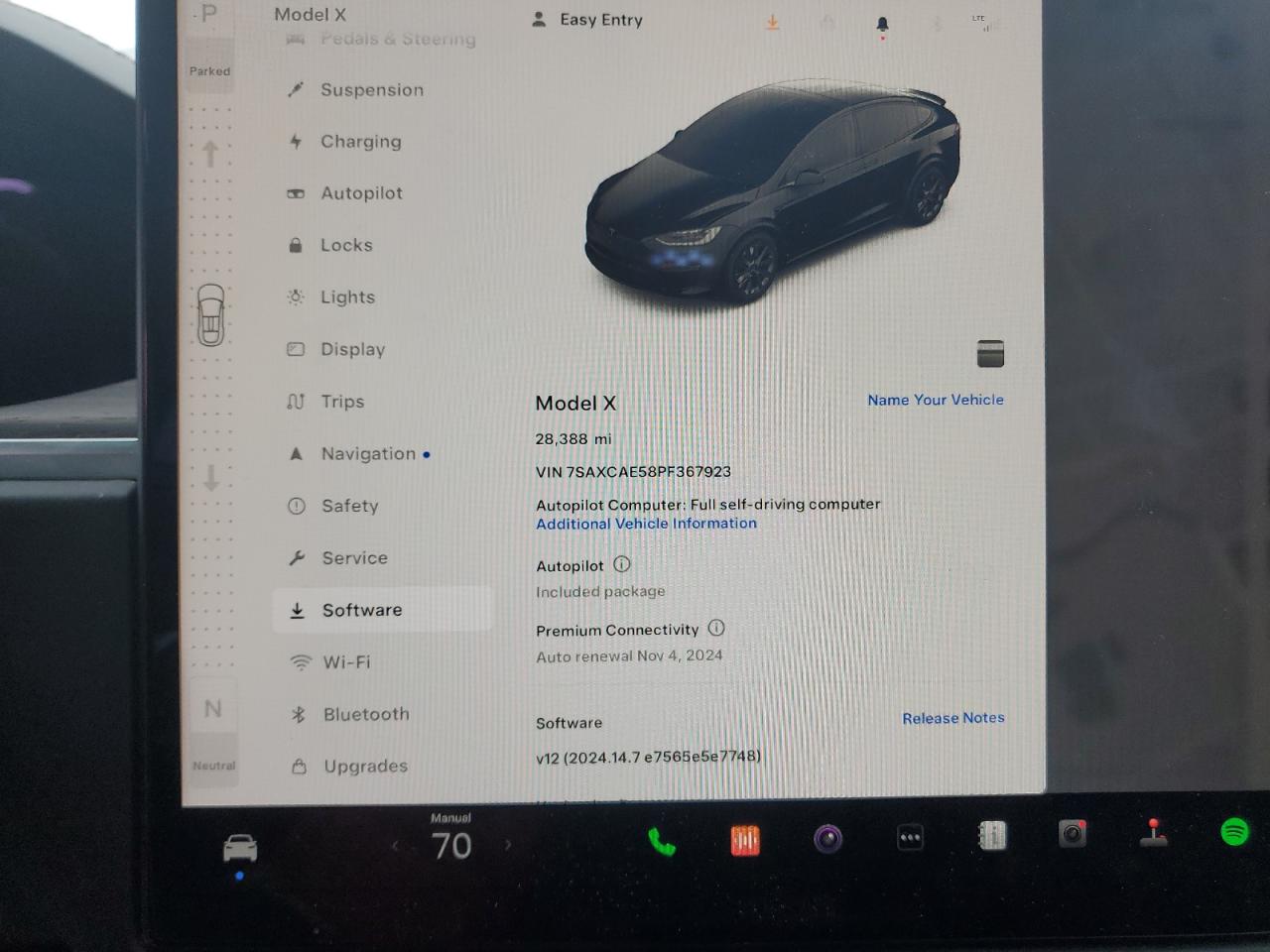 2023 TESLA MODEL X  VIN:7SAXCAE58PF367923