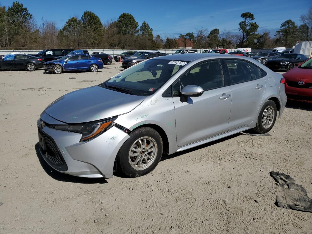 2022 TOYOTA COROLLA LE VIN:JTDEAMDE9NJ043284