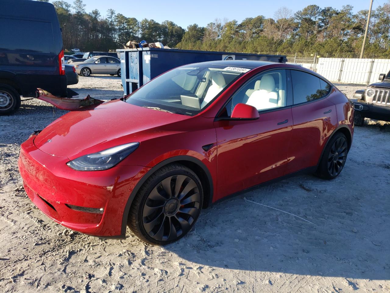 2023 TESLA MODEL Y  VIN:7SAYGDEF8PF878700