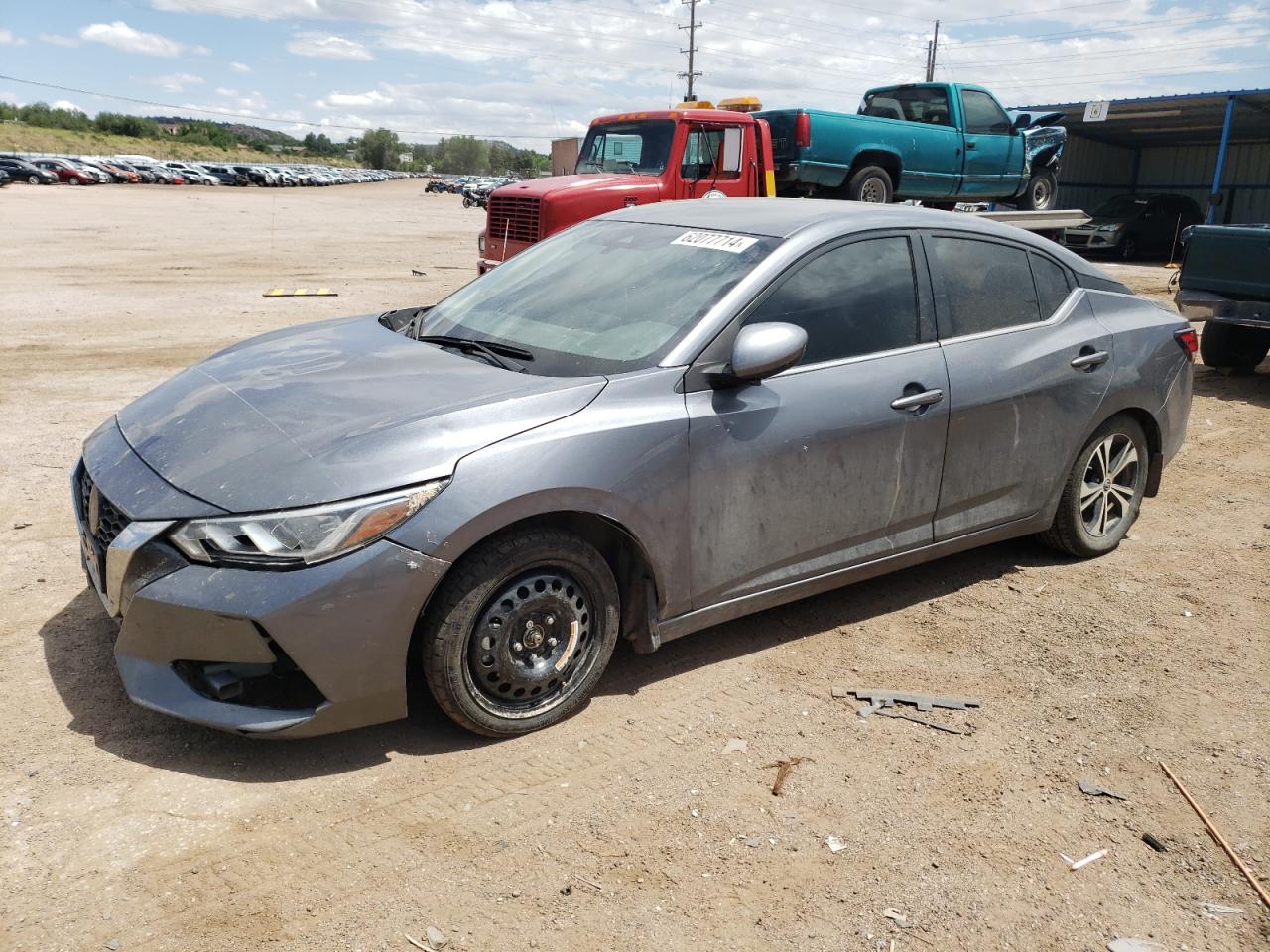 2022 NISSAN SENTRA SV VIN:3N1AB8CV6NY214673