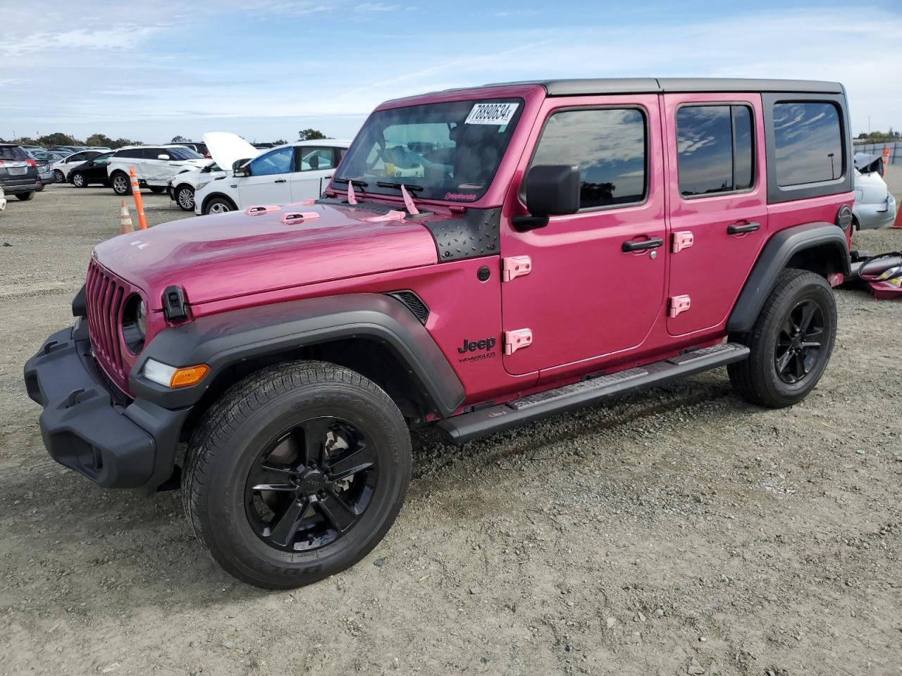 2022 JEEP WRANGLER UNLIMITED SPORT VIN:1C4HJXDG7NW131012