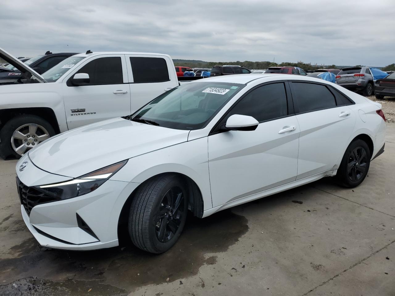 2022 HYUNDAI ELANTRA SEL VIN:5NPLS4AG7NH083673