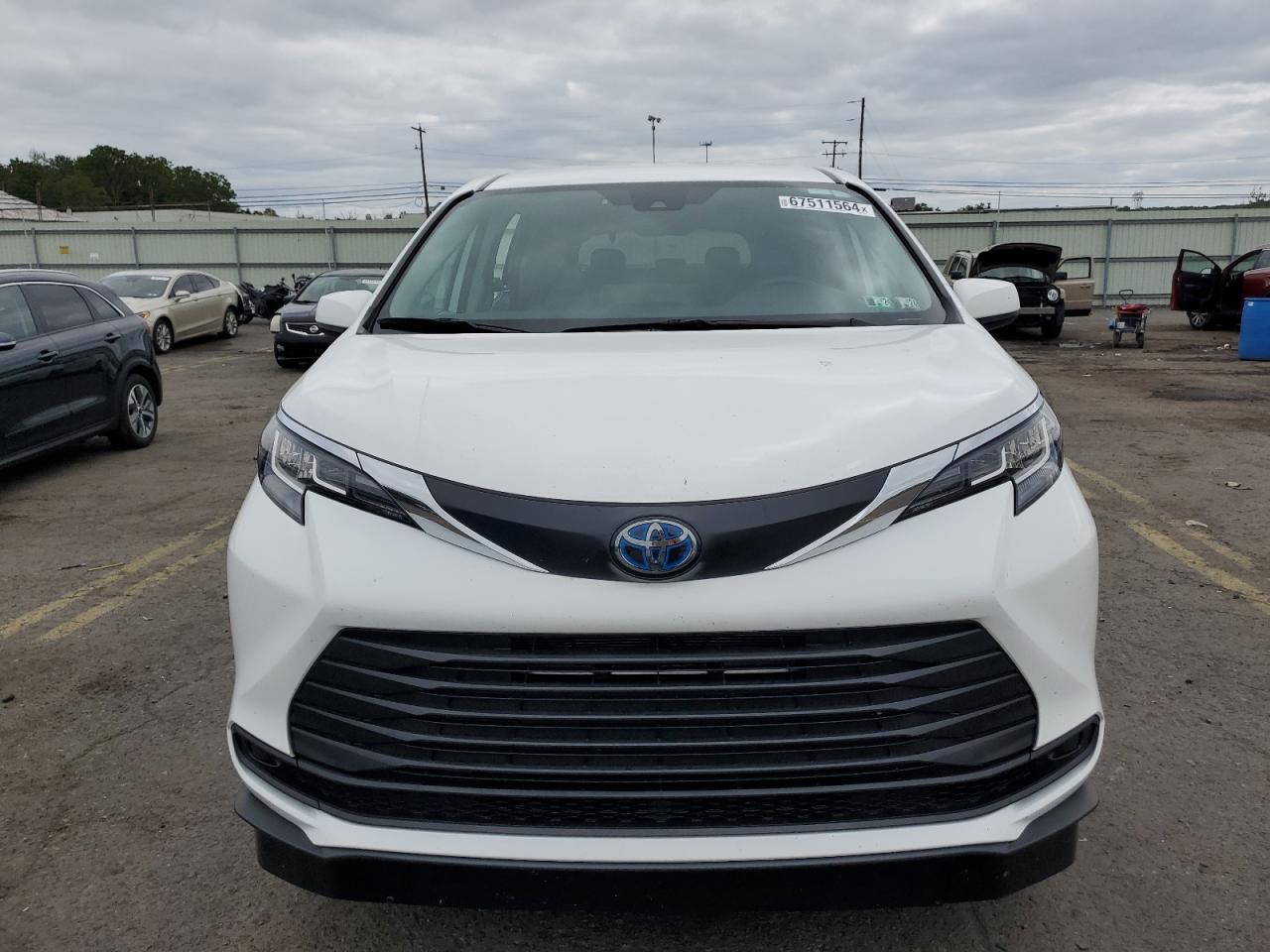 2022 TOYOTA SIENNA LE VIN:5TDKSKFC3NS060116