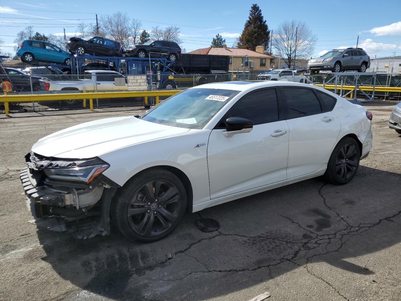 2022 ACURA TLX TECH A VIN:19UUB6F53NA002345