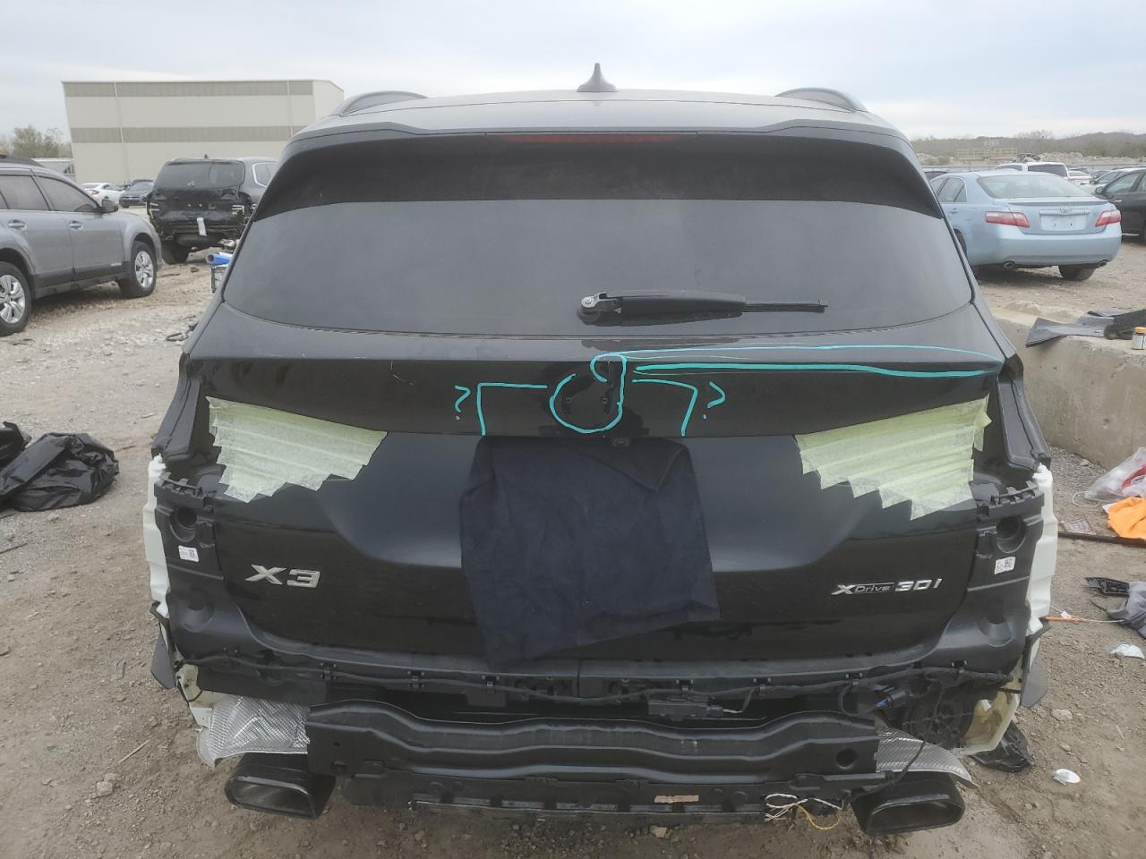 2024 BMW X3 XDRIVE30I VIN:5UX53DP07R9U87912