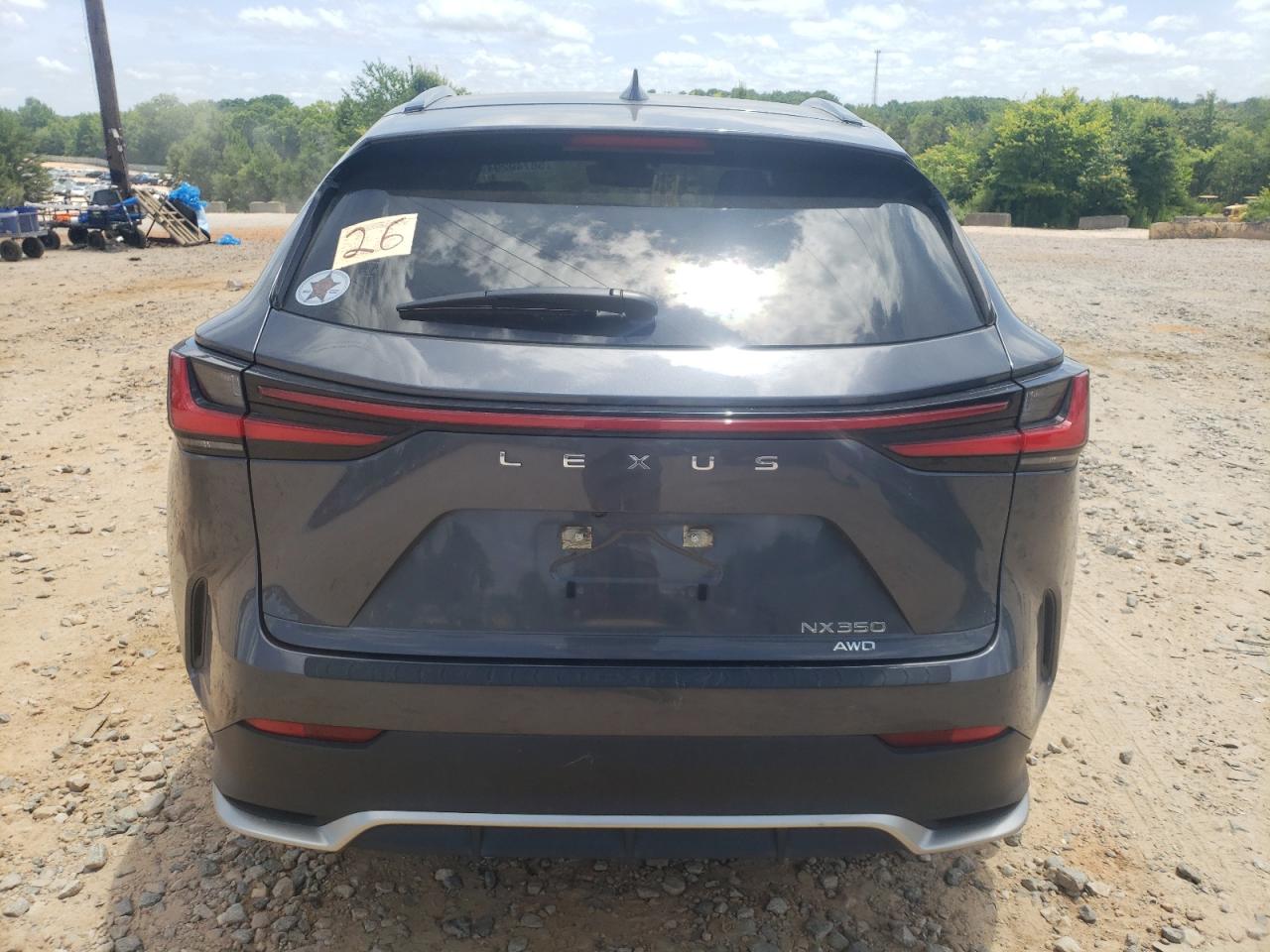 2022 LEXUS NX 350 VIN:JTJKGCEZ6N5002002