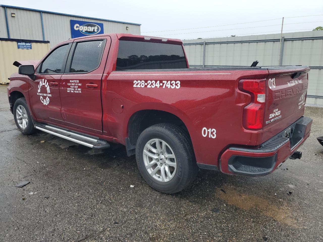 2022 CHEVROLET SILVERADO LTD K1500 RST VIN:3GCUYEED5NG215217