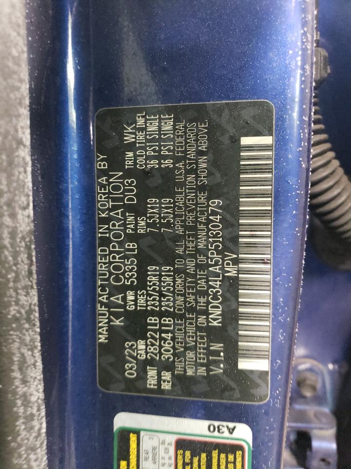 2023 KIA EV6 LIGHT VIN:KNDC34LA5P5130479