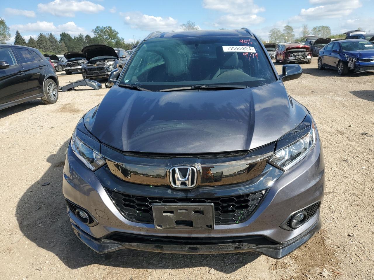 2022 HONDA HR-V SPORT VIN:3CZRU6H17NM769377
