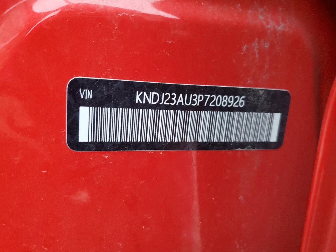 2023 KIA SOUL LX VIN:KNDJ23AU3P7208926