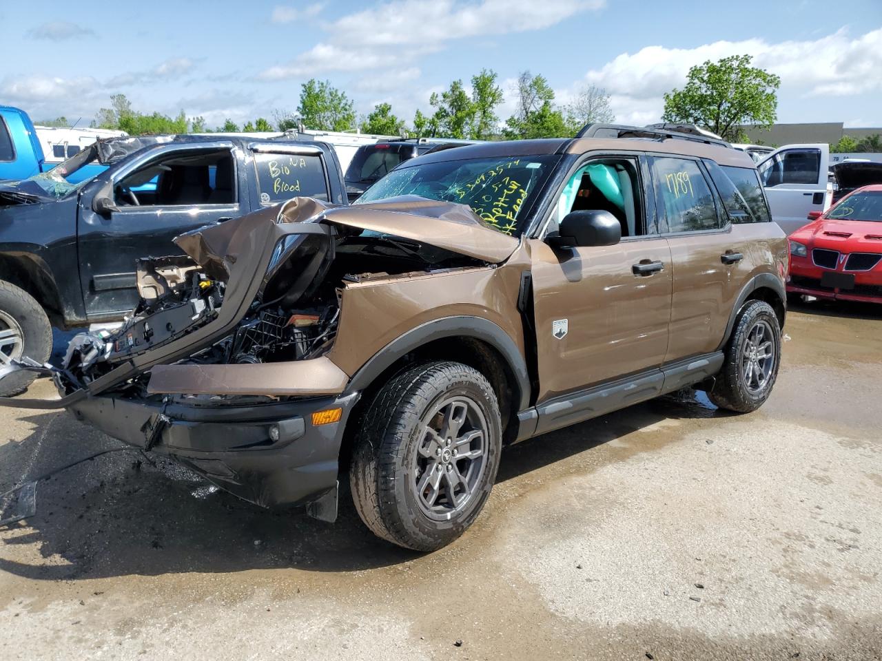 2022 FORD BRONCO SPORT BIG BEND VIN:3FMCR9B67NRE32547