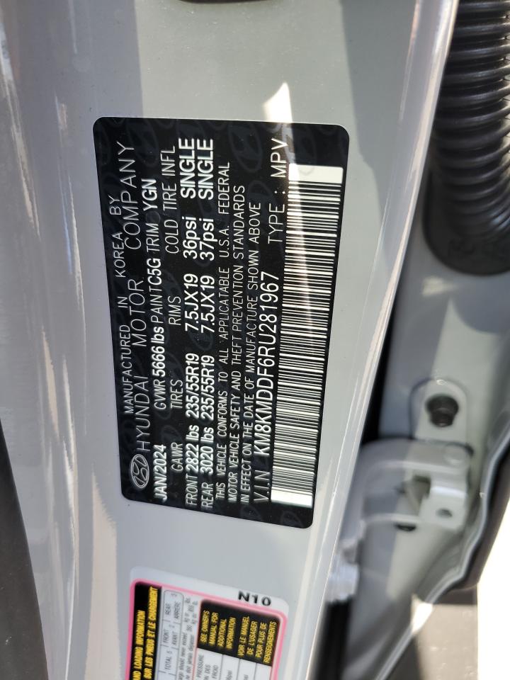 2024 HYUNDAI IONIQ 5 SE VIN:KM8KMDDF6RU281967