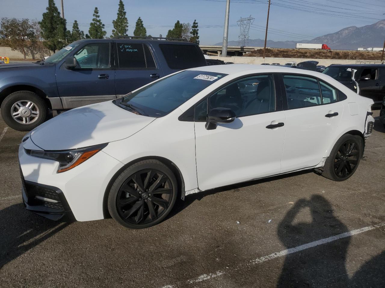 2022 TOYOTA COROLLA SE VIN:5YFS4MCE2NP114381