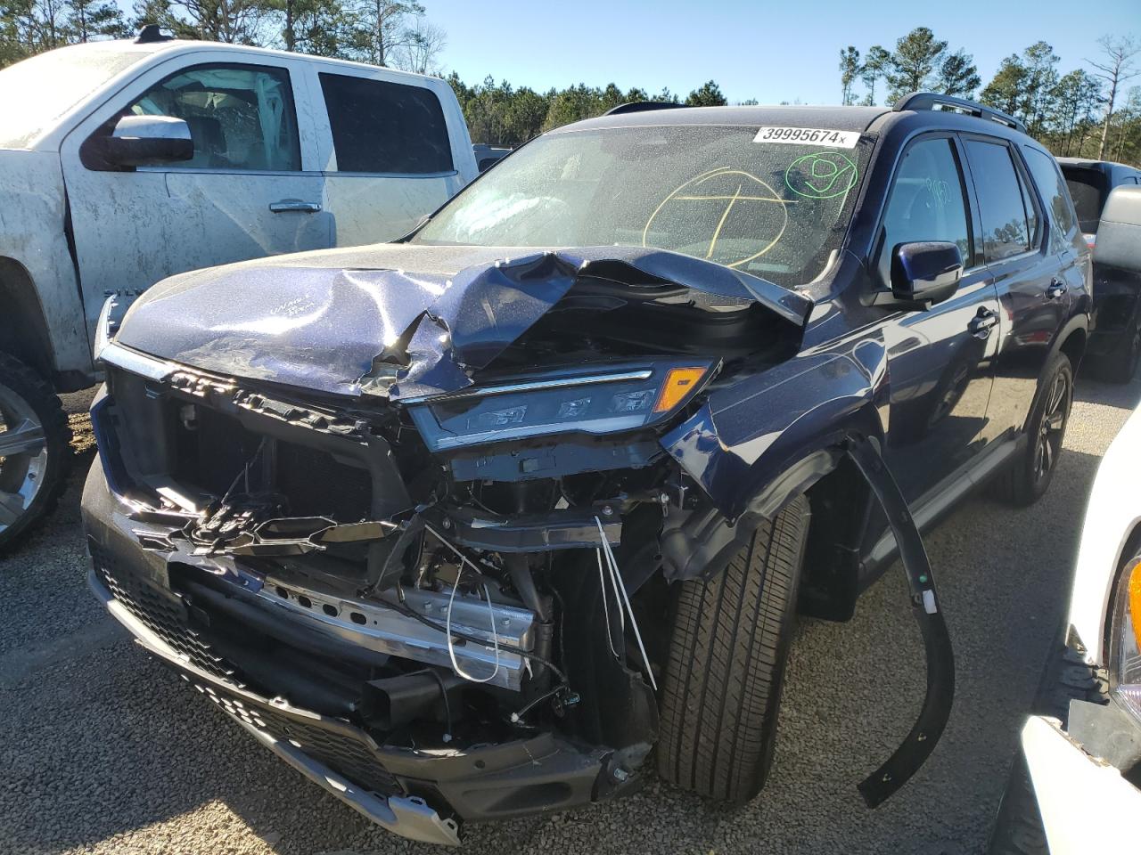 2023 HONDA PILOT TOURING VIN:5FNYG1H73PB028733