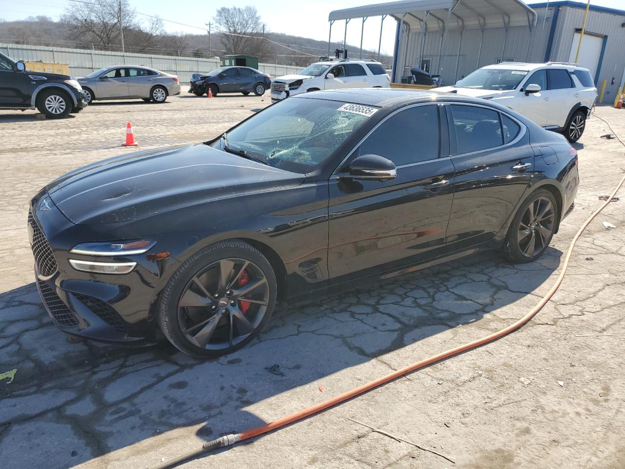 2022 GENESIS G70 BASE VIN:KMTG54TE9NU098896