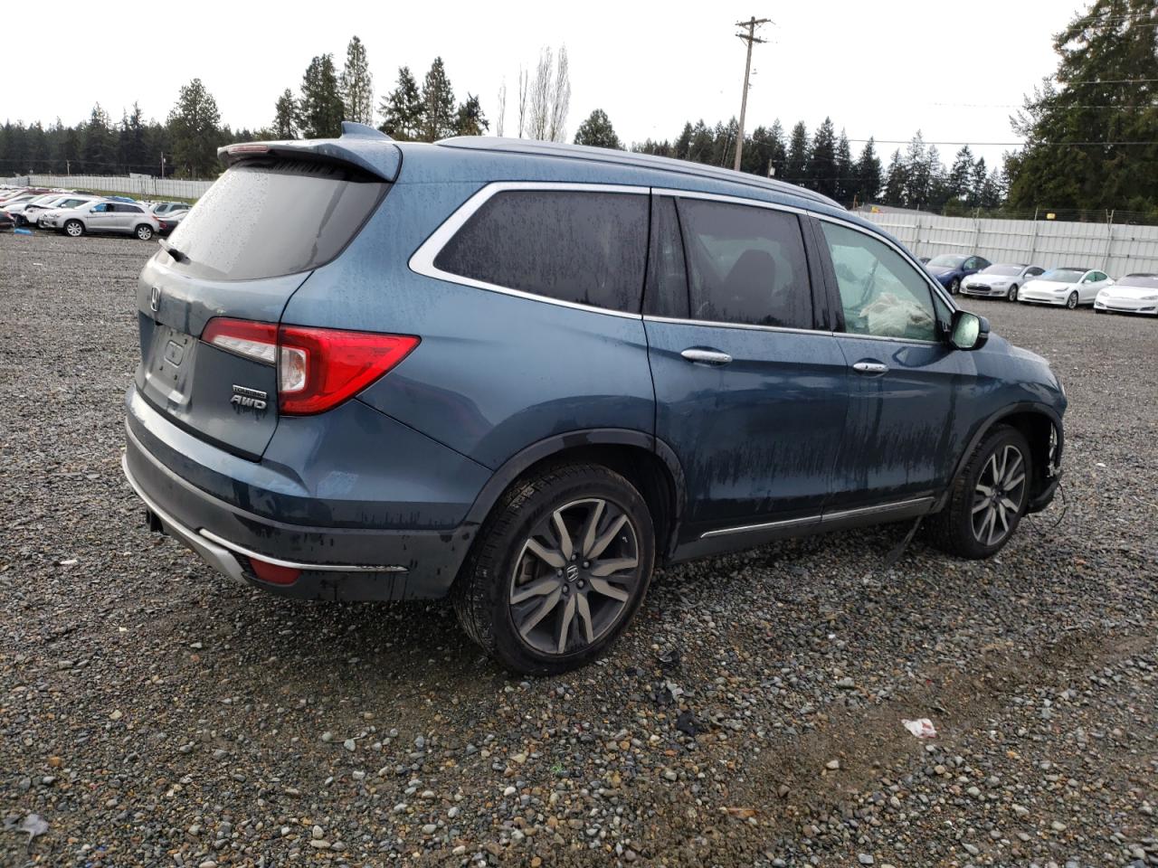 2022 HONDA PILOT TOURING VIN:5FNYF6H95NB002780