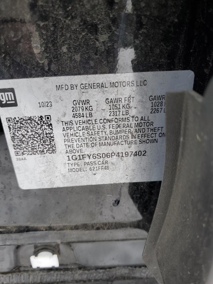 2023 CHEVROLET BOLT EUV LT VIN:1G1FY6S06P4197402