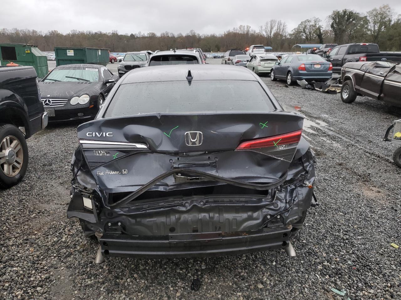 2023 HONDA CIVIC EX VIN:2HGFE1F72PH311622