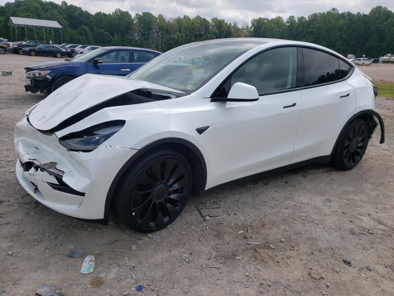 2022 TESLA MODEL Y  VIN:7SAYGDEF2NF378206