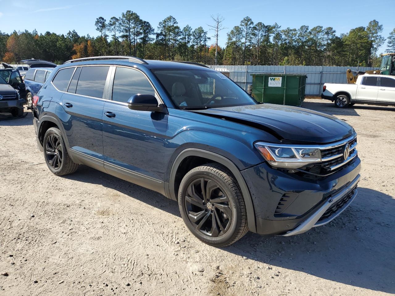 2022 VOLKSWAGEN ATLAS SE VIN:1V2JP2CA8NC506602