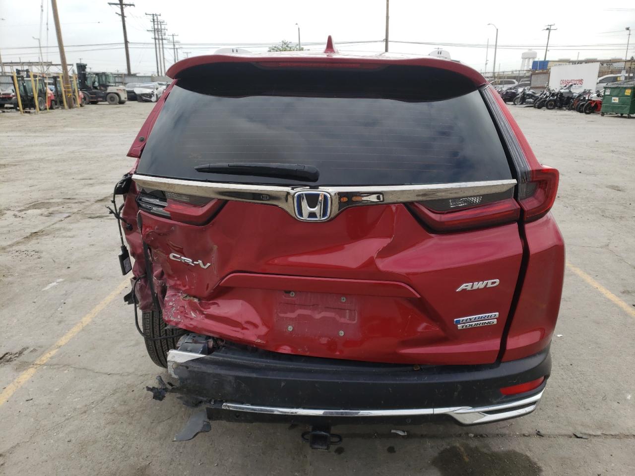 2022 HONDA CR-V TOURING VIN:5J6RT6H92NL010145