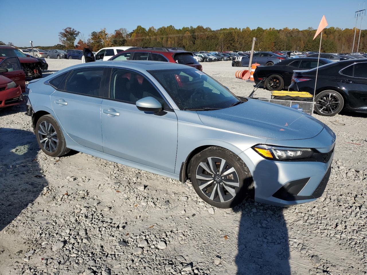 2022 HONDA CIVIC EX VIN:2HGFE1F76NH314052