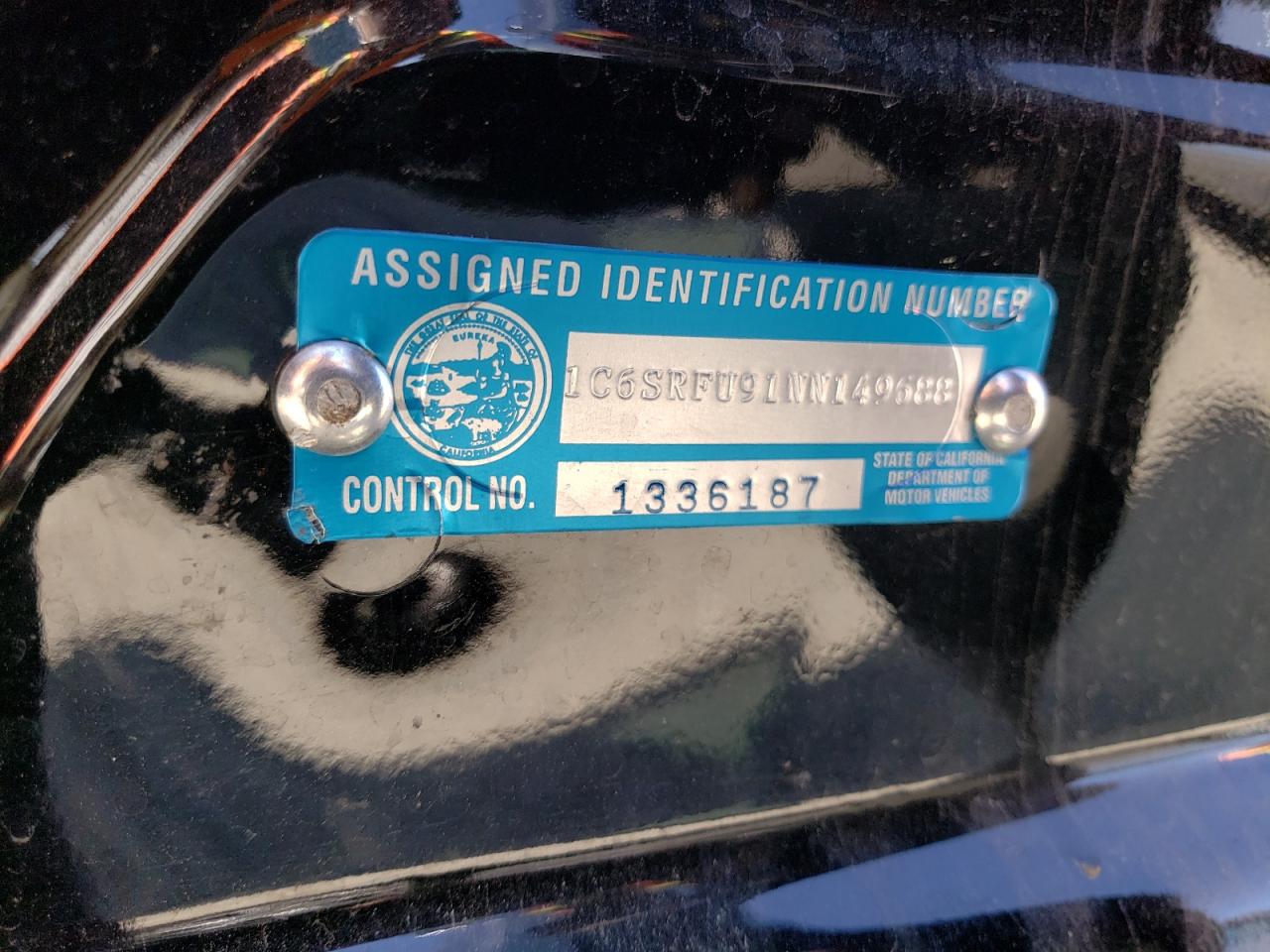 2022 RAM 1500 TRX VIN:1C6SRFU91NN149688