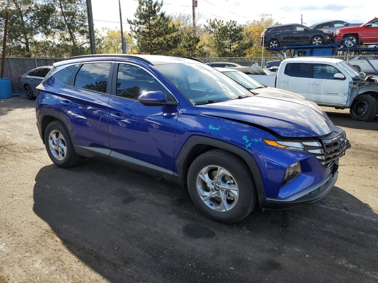 2022 HYUNDAI TUCSON SEL VIN:5NMJB3AEXNH111009