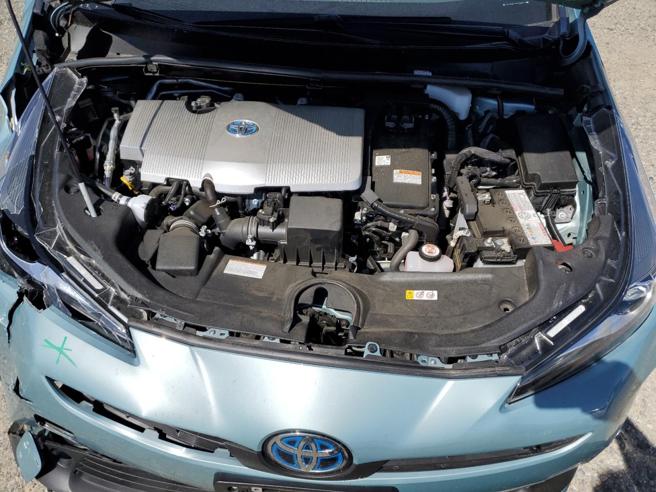 2022 TOYOTA PRIUS NIGHT SHADE VIN:JTDKAMFU4N3189331