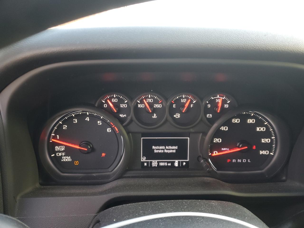 2022 CHEVROLET SILVERADO K1500 CUSTOM VIN:3GCPDBEK8NG501391