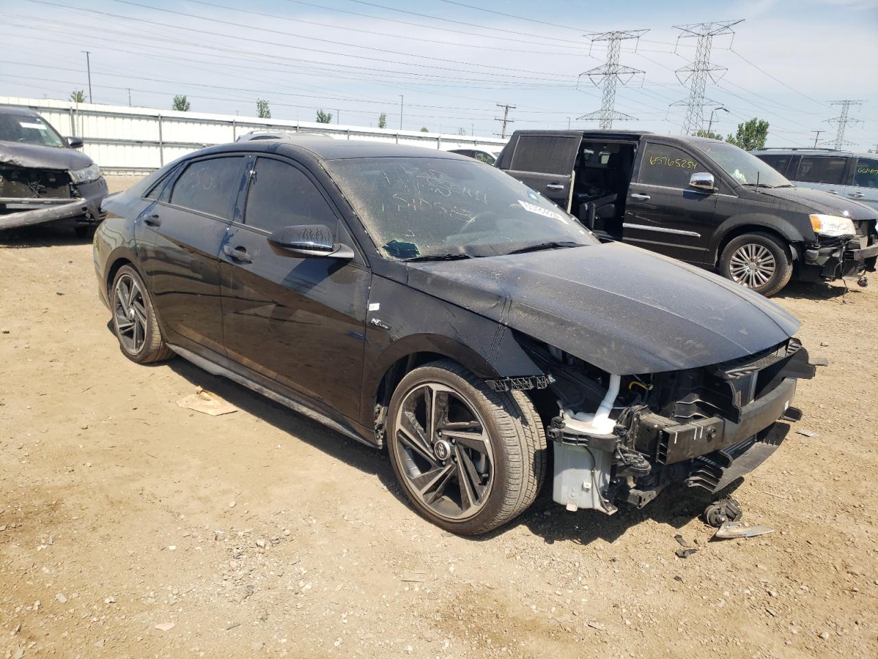 2023 HYUNDAI ELANTRA N LINE VIN:KMHLR4AFXPU547367