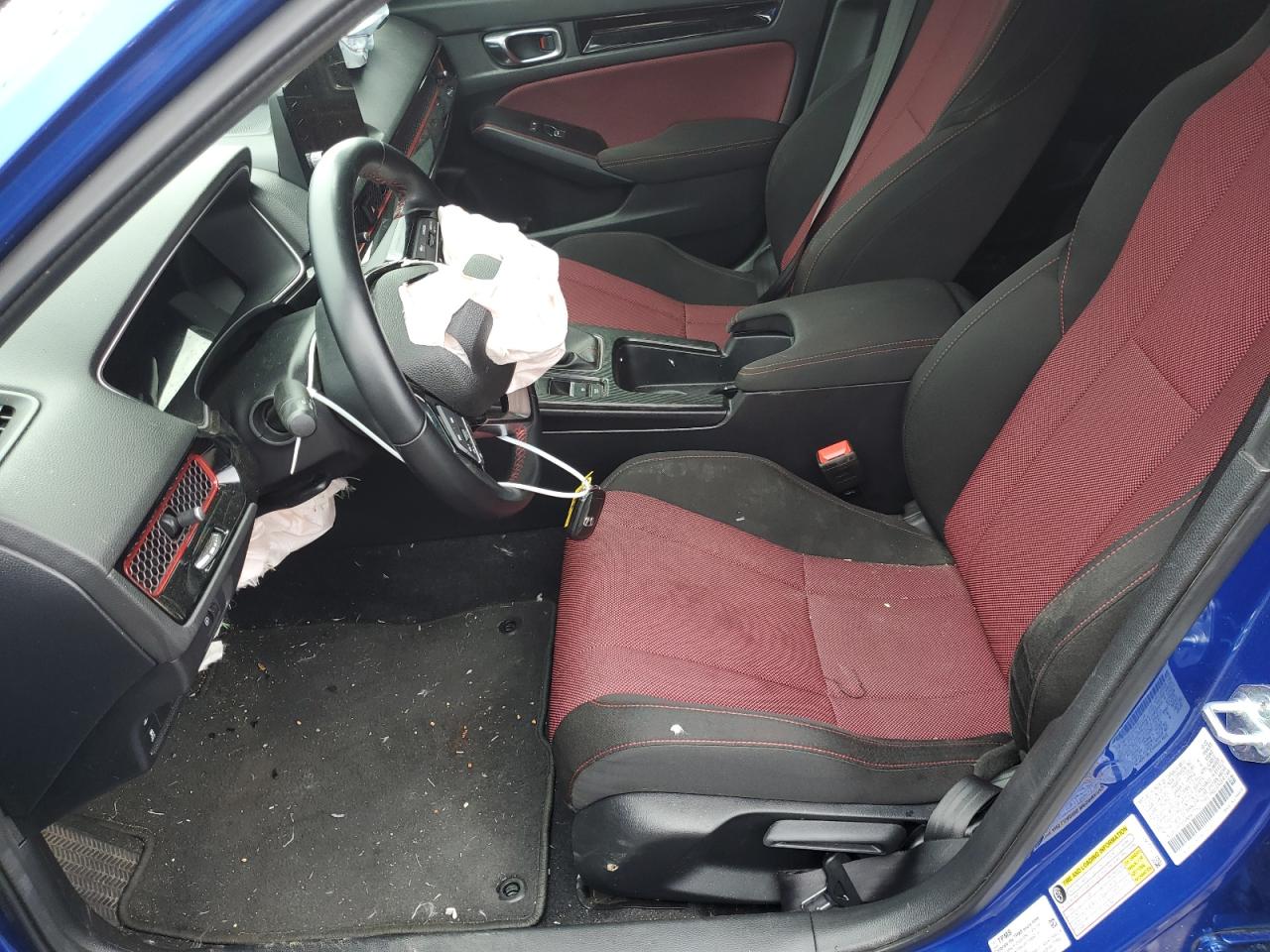 2022 HONDA CIVIC SI VIN:2HGFE1E59NH477150