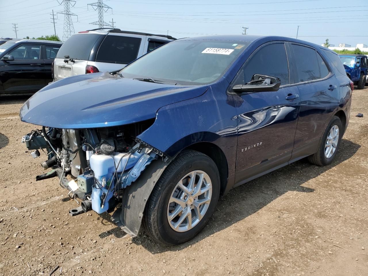 2022 CHEVROLET EQUINOX LS VIN:3GNAXHEV5NS211818