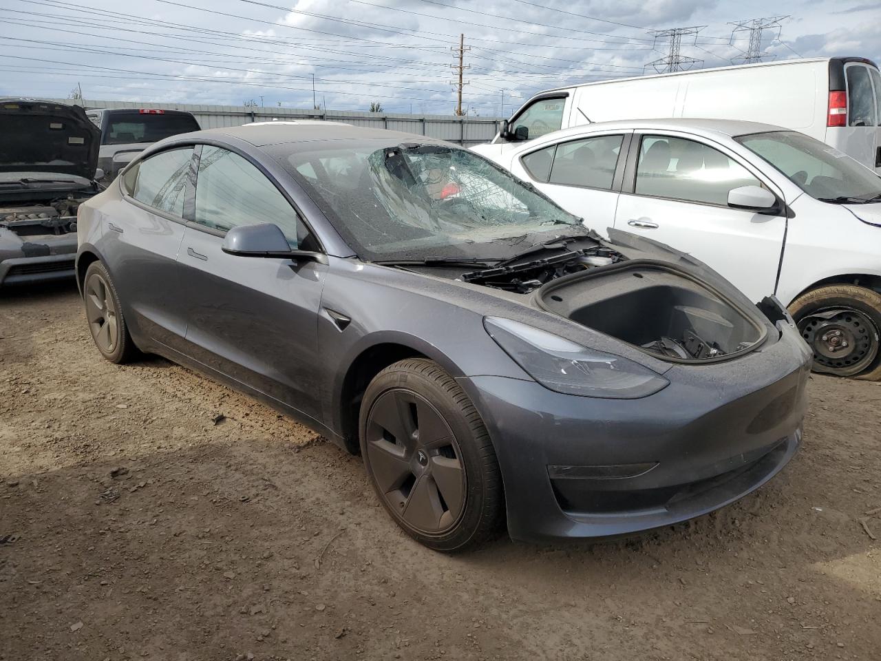 2023 TESLA MODEL 3  VIN:5YJ3E1EA4PF662651