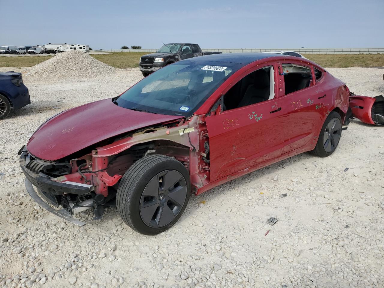 2023 TESLA MODEL 3  VIN:5YJ3E1EA4PF481095