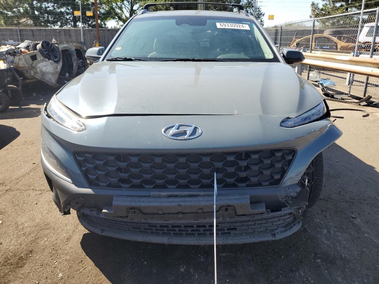 2022 HYUNDAI KONA SEL VIN:KM8K6CAB1NU922524