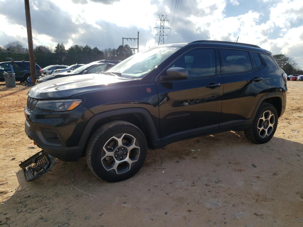 2022 JEEP COMPASS TRAILHAWK VIN:3C4NJDDB5NT163100