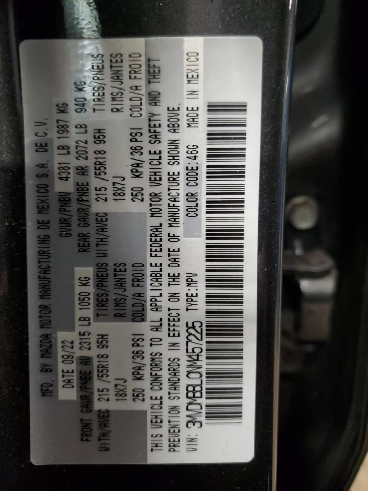 2022 MAZDA CX-30 SELECT VIN:3MVDMBBL0NM457225