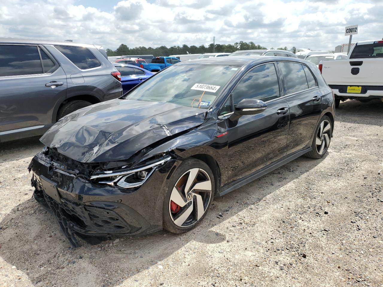 2022 VOLKSWAGEN GTI SE VIN:WVW287CD0NW137923