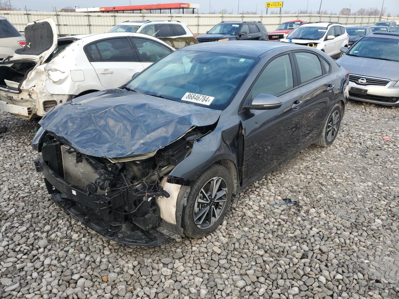 2022 KIA FORTE FE VIN:3KPF24AD3NE423876